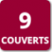 9 couverts